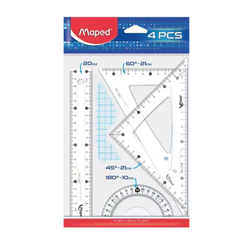 [242820] SET GEOMETRIA MAPED  START 20CM 4PZS