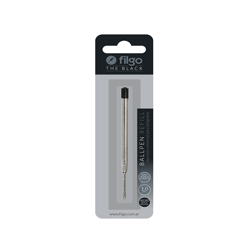 [REBPTB-B1-001] REPUESTO FILGO P/ BOLIGRAFO RETRACTIL NEGRO 1.0