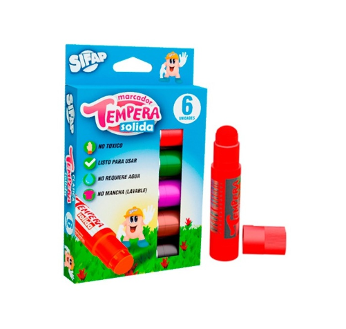 [TEMPSOLCLAS] TEMPERA SIFAP X6 CLASICA SURTIDO