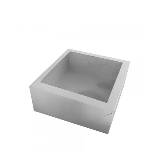 [CTMCV001] CAJA MULTIUSO CUADRADA C/VENTANA X25 25X25X10