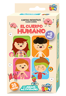 [CL-116] CARTAS INFANTILES SCHOOL FUN EL CUERPO HUMANO