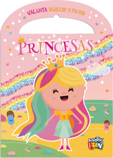 [LIST-161] LIBRO SCHOOL FUN VALIJITA BUSCO Y PINTO PRINCESAS