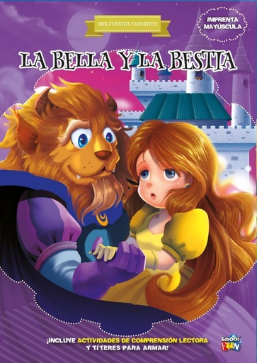 [LIST-166] LIBRO SCHOOL FUN CUENTOS FAVORITOS LA BELLA Y LA BESTIA