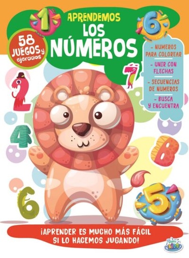 [BK-254] LIBRO BRAINY KIDS APRENDEMOS LOS NUMEROS