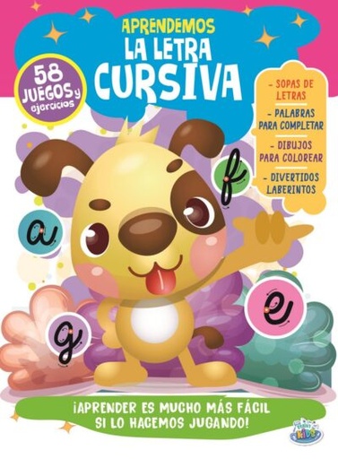 [BK-256] LIBRO BRAINY KIDS APRENDEMOS LAS LETRAS CURSIVA