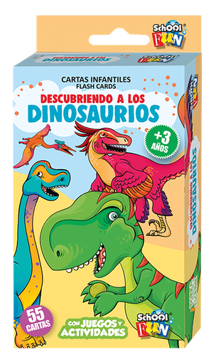 [CL-135] CARTAS INFANTILES SCHOOL FUN DESCUBRIENDO DINOSAURIOS