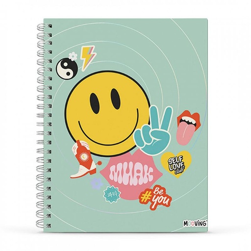 [1206252] CUADERNO MOOVING A4 T/D 96H SMILE FEVER