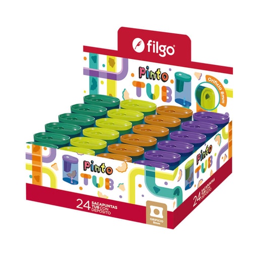 [SHTUB-D24-SUR] SACAPUNTA FILGO PINTO TUB X24 C/DEPOSITO