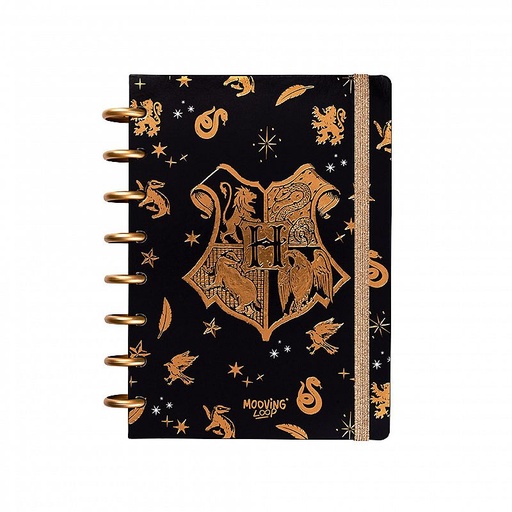 [1721222] CUADERNO MOOVING LOOP HARRY POTTER A5 CON DISCOS