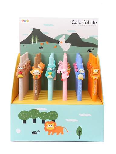 [WE3006] BOLIGRAFO WERO RETRACTIL FOREST FRIENDS X1