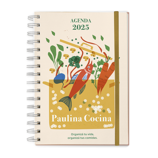 [L7798196176663] AGENDA FERA SV 15X21 ESPIRALADA PAULINA COCINA-OLLAS