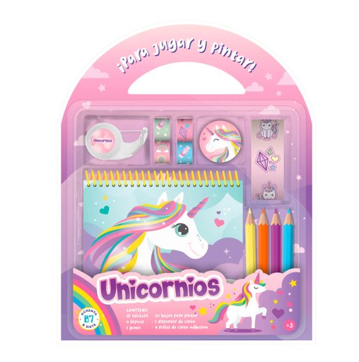 [9789878973081] SET 87 PARA JUGAR Y PINTAR UNICORNIOS