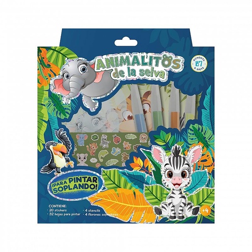 [9789878973821] SET 87 PINTAR SOPLANDO ANIMALITOS DE LA SELVA