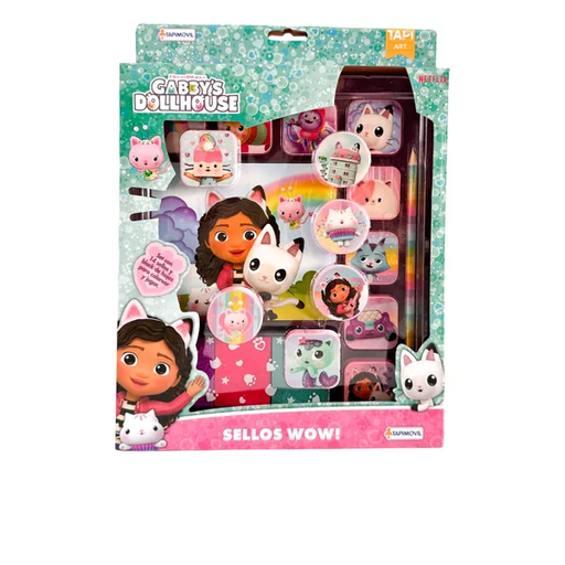 [UGD00987] SET SELLOS WOW TAPIMOVIL GABBY DOLLHOUSE