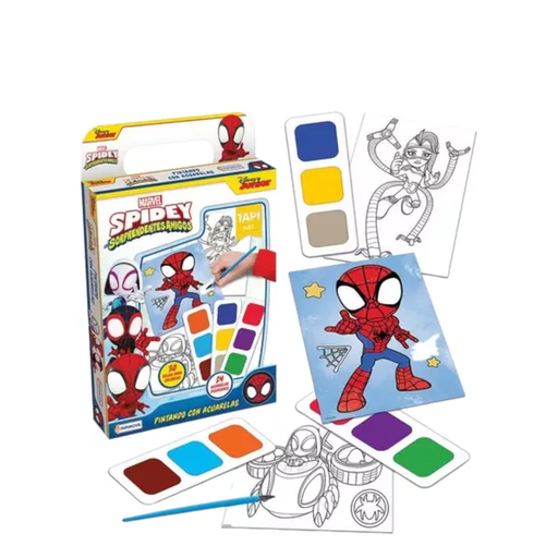 [VSP03305] SET PINTANDO CON ACUARELAS TAPIMOVIL SPIDEY