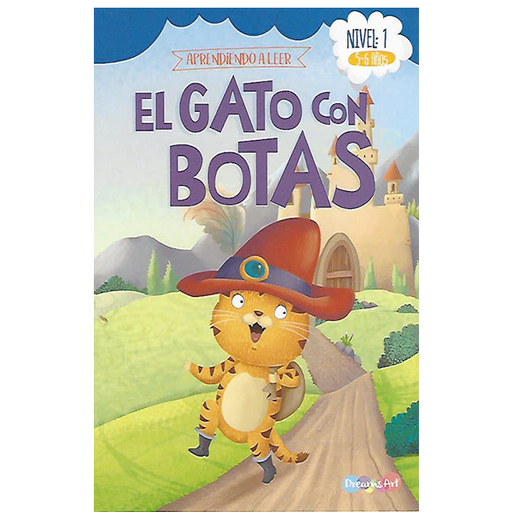 [DR-186] LIBRO DREAMS ART APRENDIENDO A LEER NIVEL 1 GATO CON BOTAS