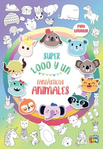 [LIST-319] LIBRO SCHOOL FUN SUPER 1000 Y UN FANTASTICOS ANIMALES