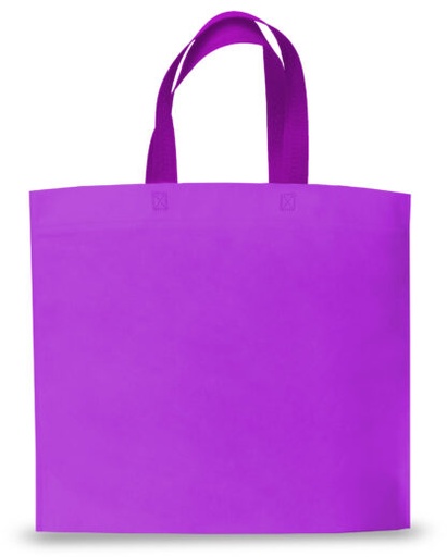 [PSF3030ALLVIO] BOLSA TELA 30X30X10CM C/MANIJA VIOLETA