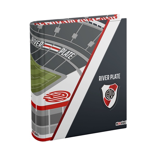 [1002125] CARPETA A4 2X40 MOOVING RIVER PLATE